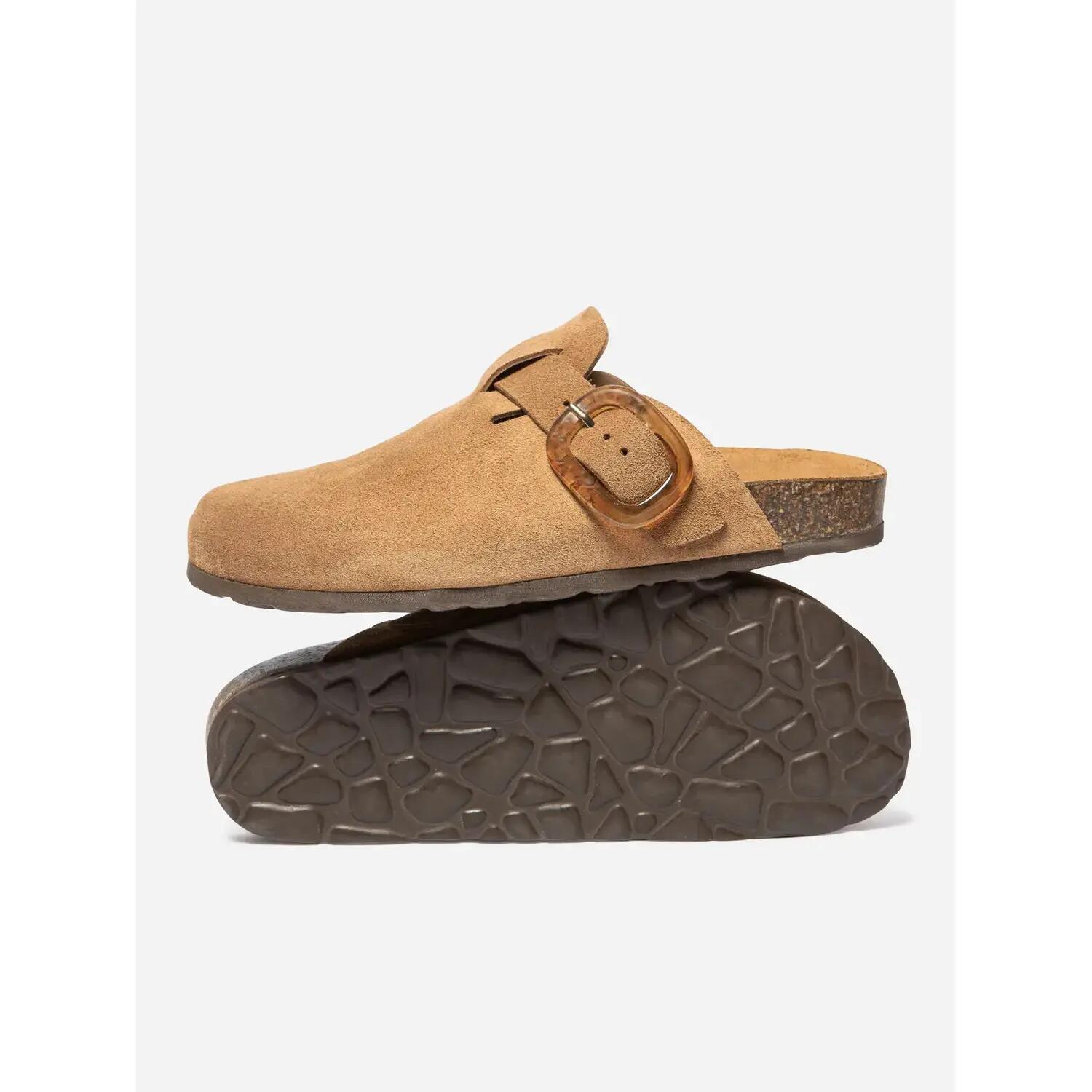 Mules - casual - Femme - Fermeture boucle - ROUNNIA - Marron 3/5