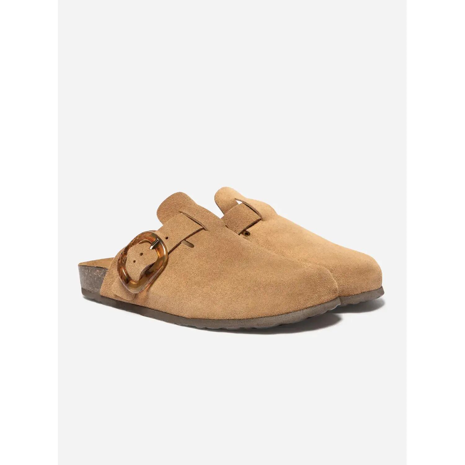 Mules - casual - Femme - Fermeture boucle - ROUNNIA - Marron 2/5