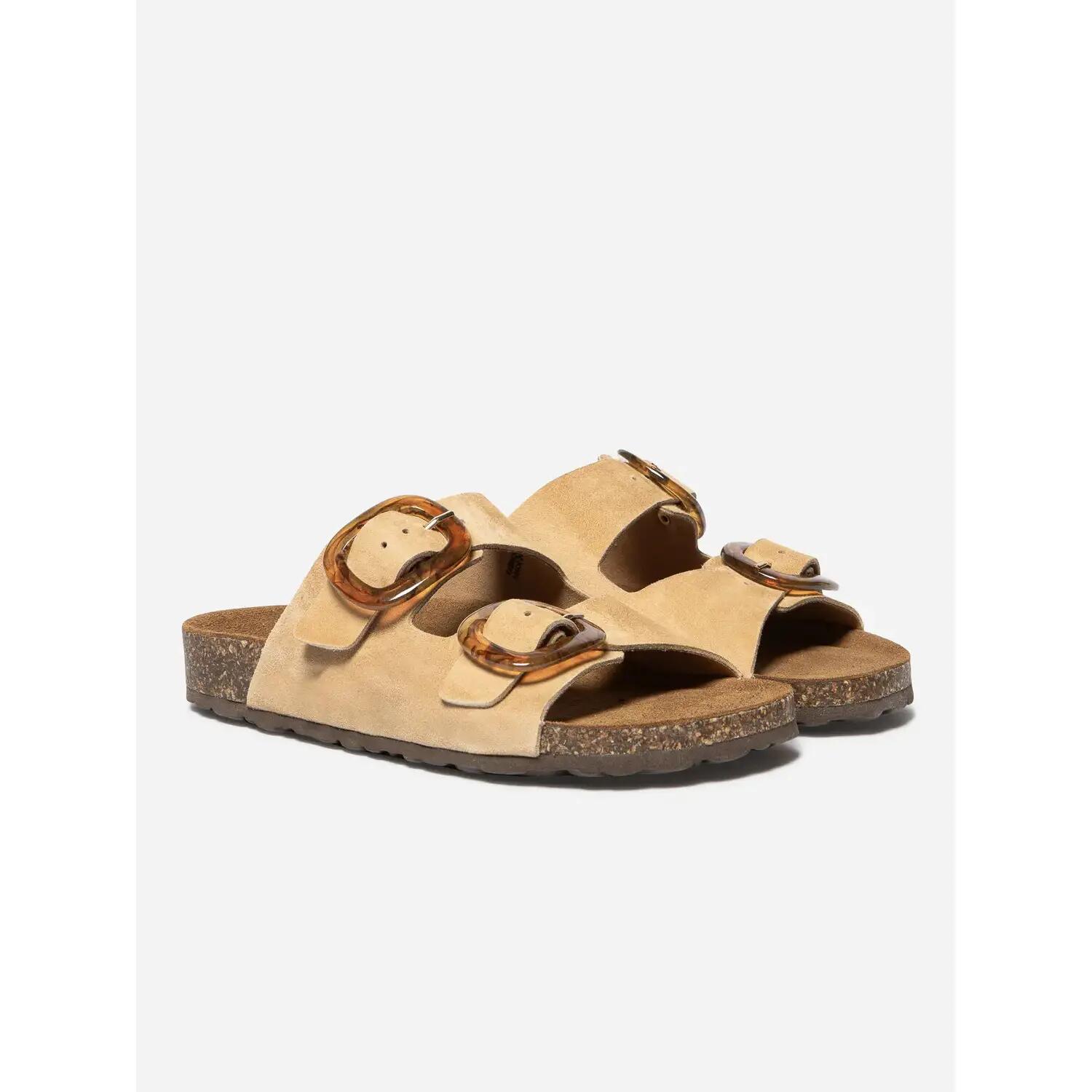 Chaussures - femme - mules bride, talon 20 mm - rayanna - marron 2/5