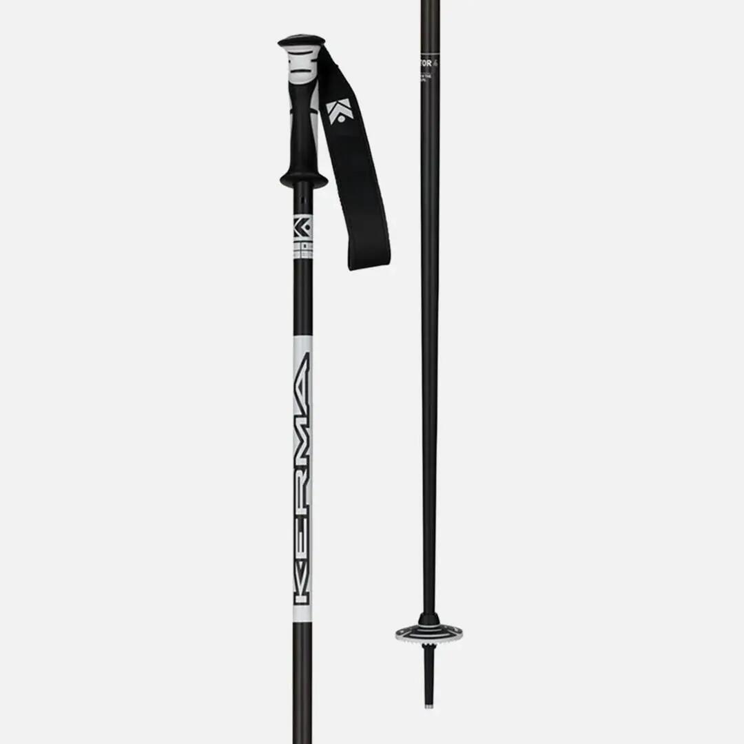 Bastones de esquí Kerma Vector 4 Negro y Blanco para hombre 2/2