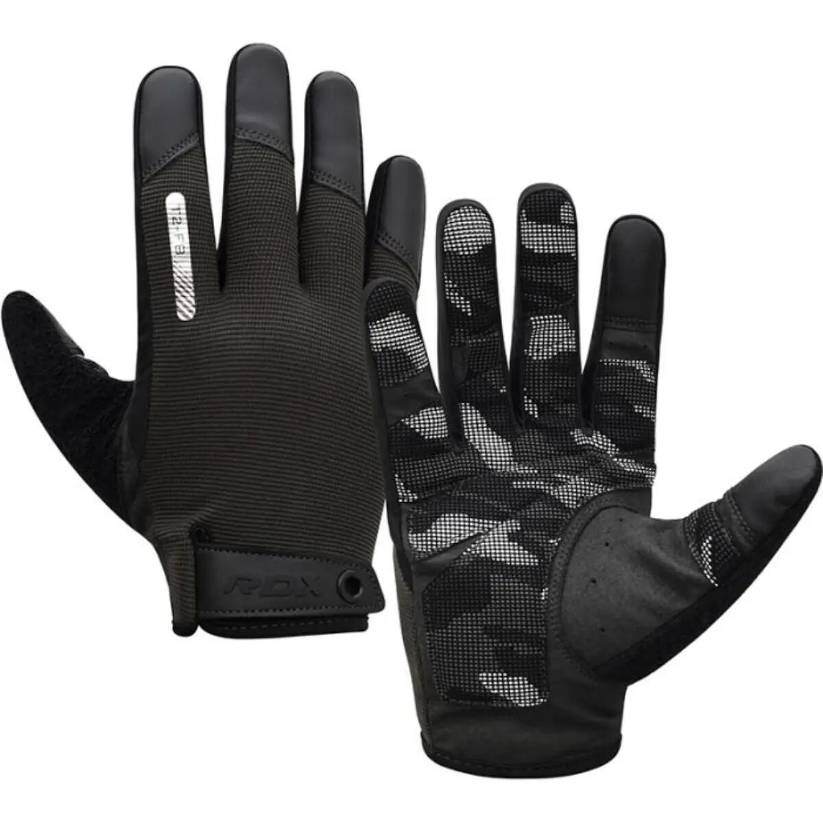 Gym Gloves T2 - Full Finger Zwart - Zwart - L 13/15