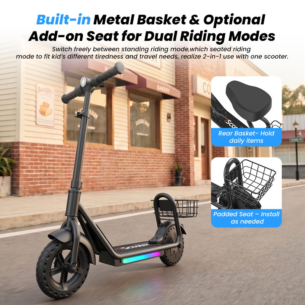 Trottinette électrique iScooter IK7 pour enfants de 10 à 14 ans, application 7/8