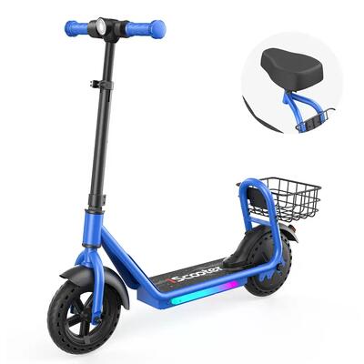 Iscooter ik7 elektrische scooter voor kinderen van 10-14 jaar, app