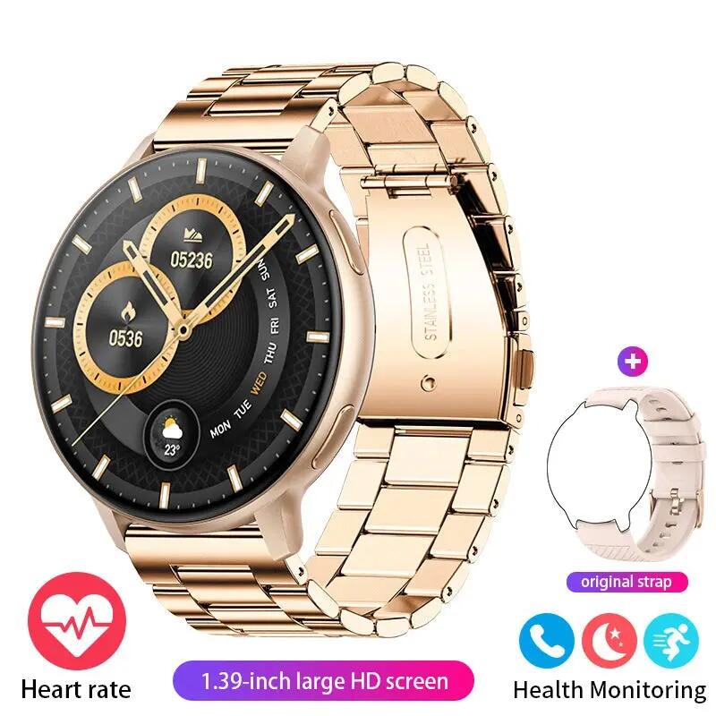 Smart Watch AMOLED Screen Bluetooth Call Health Sleep Monitor Fitness Tracker