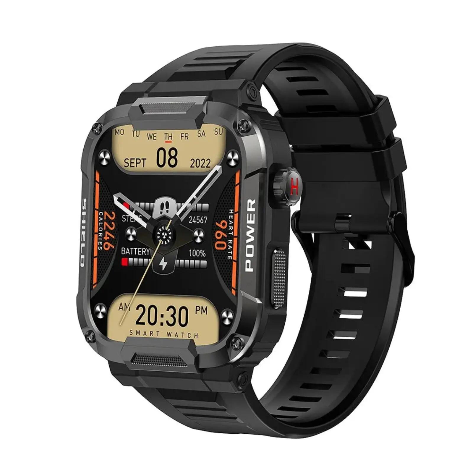 Smart watch : Bluetooth Calls, IP68 Waterproof, Fitness & Sports Tracker