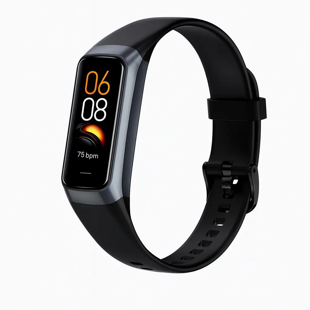 Smartwatch Band – Heart Rate, Waterproof, Fitness - Black