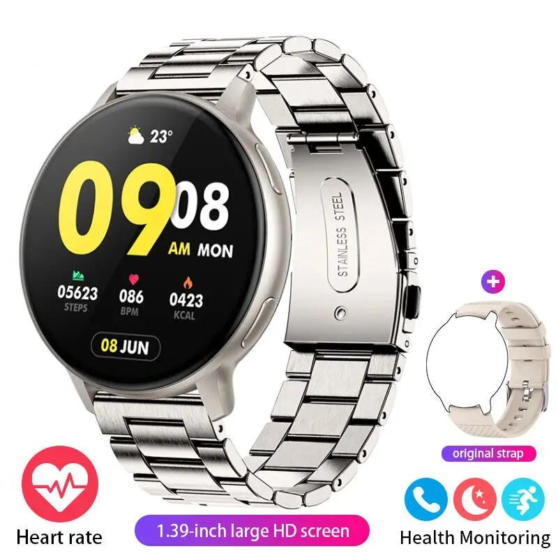 Smart Watch AMOLED Screen Bluetooth Call Health Sleep Monitor Fitness Tracker