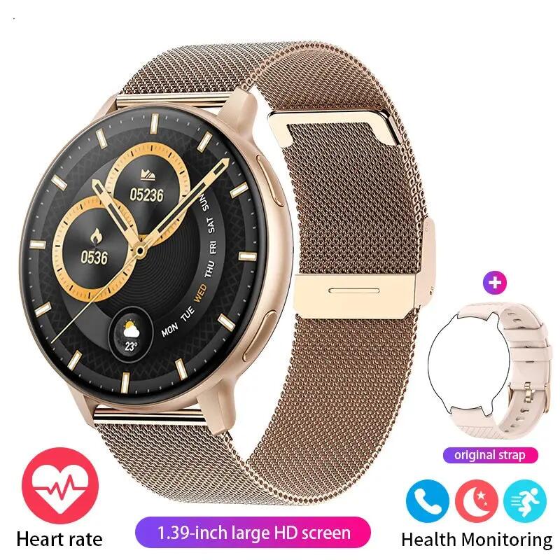 Smart Watch AMOLED Screen Bluetooth Call Health Sleep Monitor Fitness Tracker