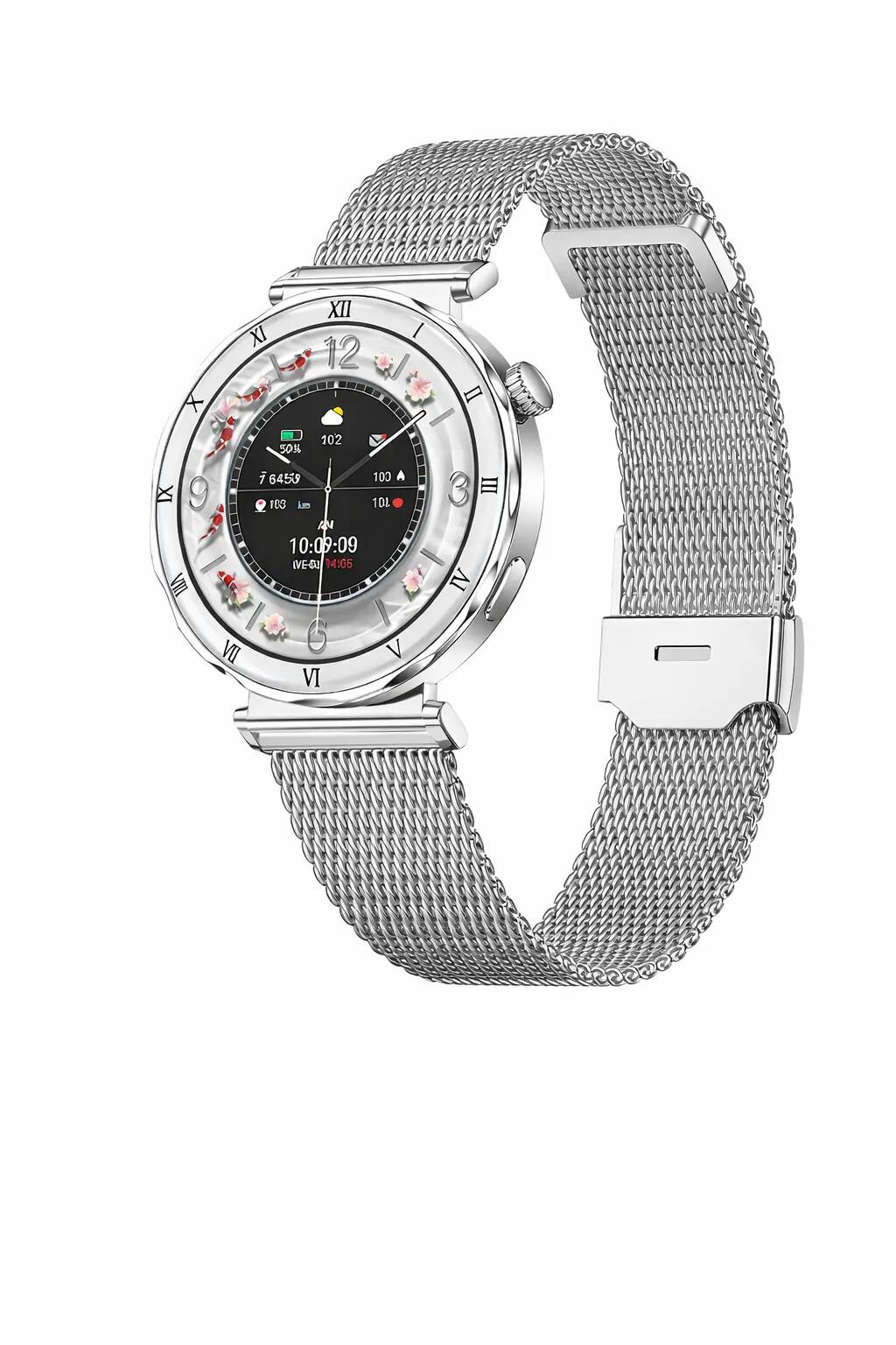 Women’s Ultra Thin Smart Watch AMOLED Bluetooth Call Fitness Tracker