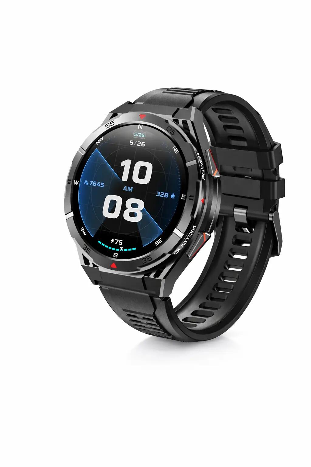 GPS Smartwatch Dual-Band – 1.43" AMOLED, Bluetooth Call, IP69
