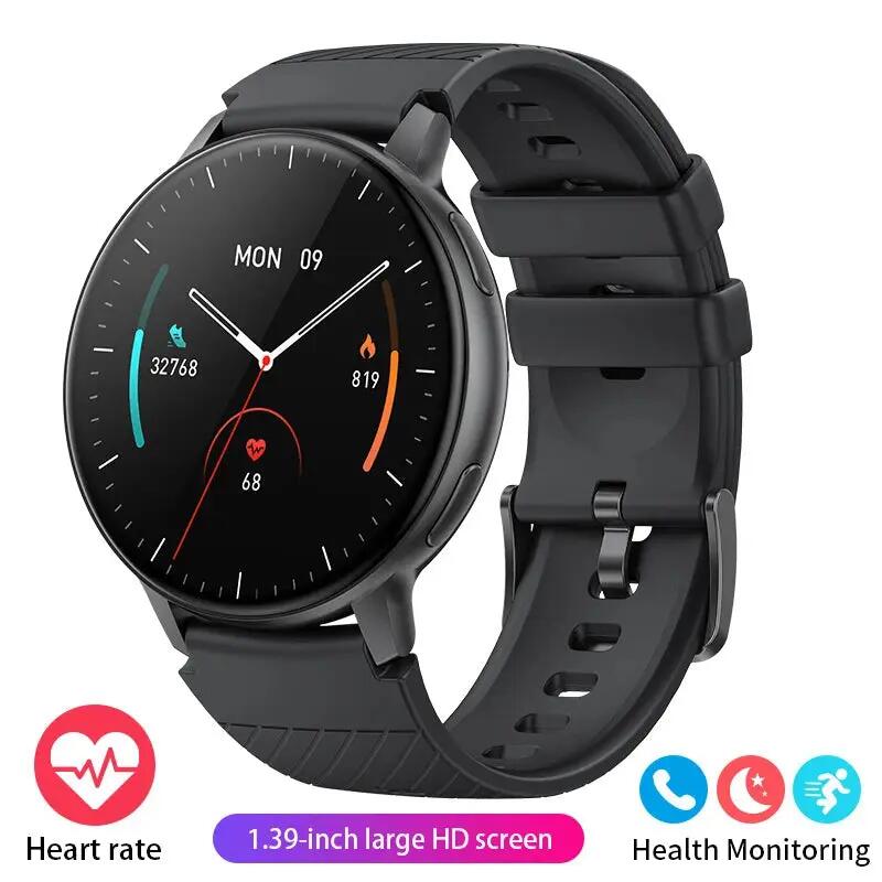 Smart Watch AMOLED Screen Bluetooth Call Health Sleep Monitor Fitness Tracker