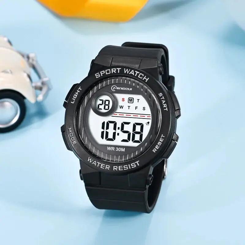 Kids Digital Sport Watch 30M Waterproof Wristwatch Stopwatch