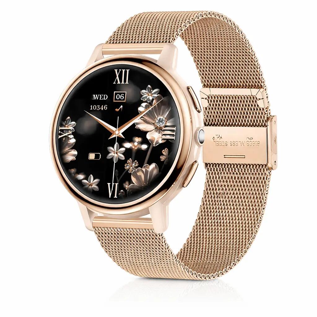 Smart Watch Bluetooth Call Waterproof Sports Fitness Tracker Voice Assistant