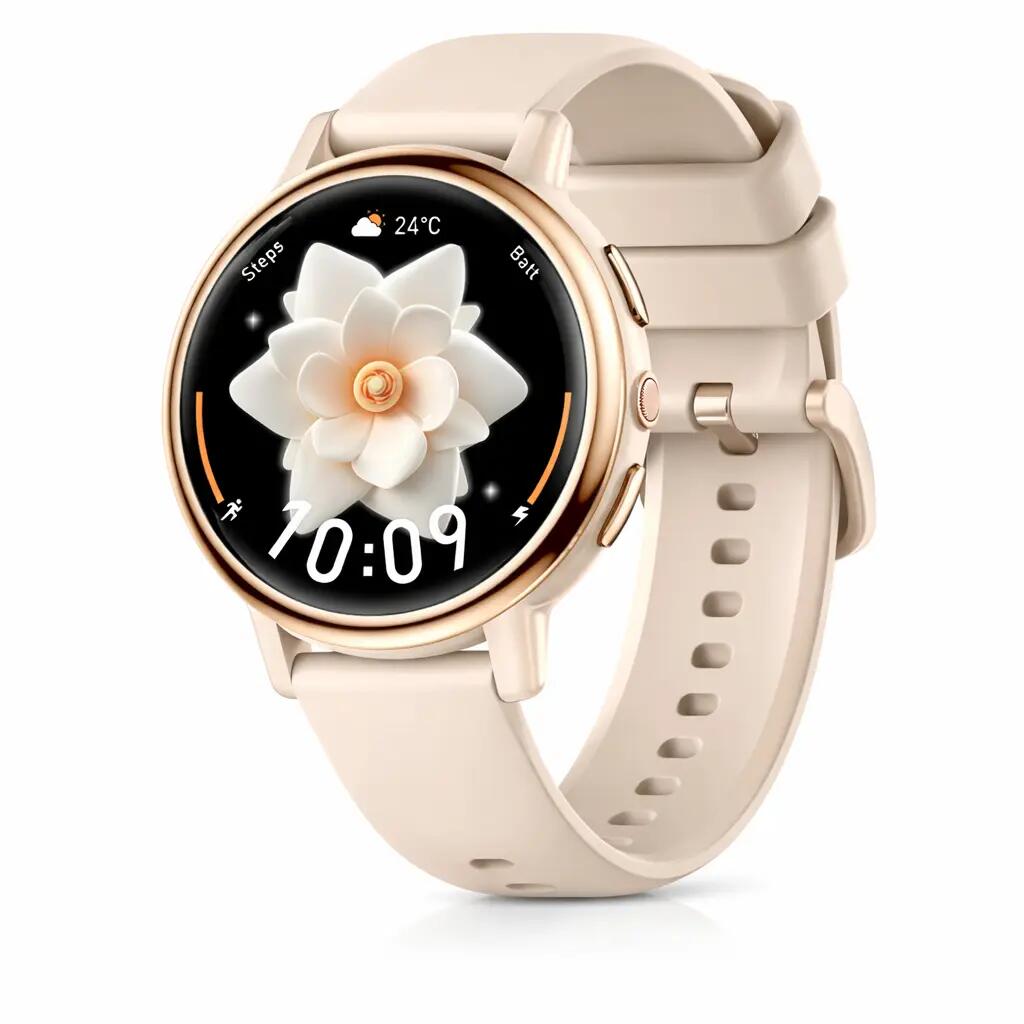 Smart Watch Bluetooth Call Waterproof Sports Fitness Tracker Voice Assistant