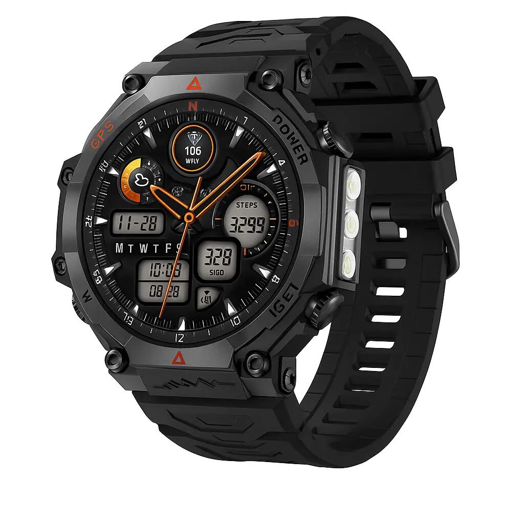 GPS Smartwatch – Bluetooth Call, Compass, 3ATM Waterproof