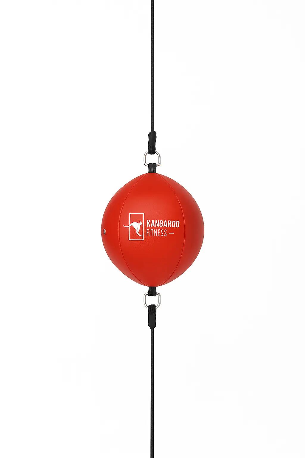 Kangaroo Fitness Boxing Floor To Ceiling boxing speed ball – Red