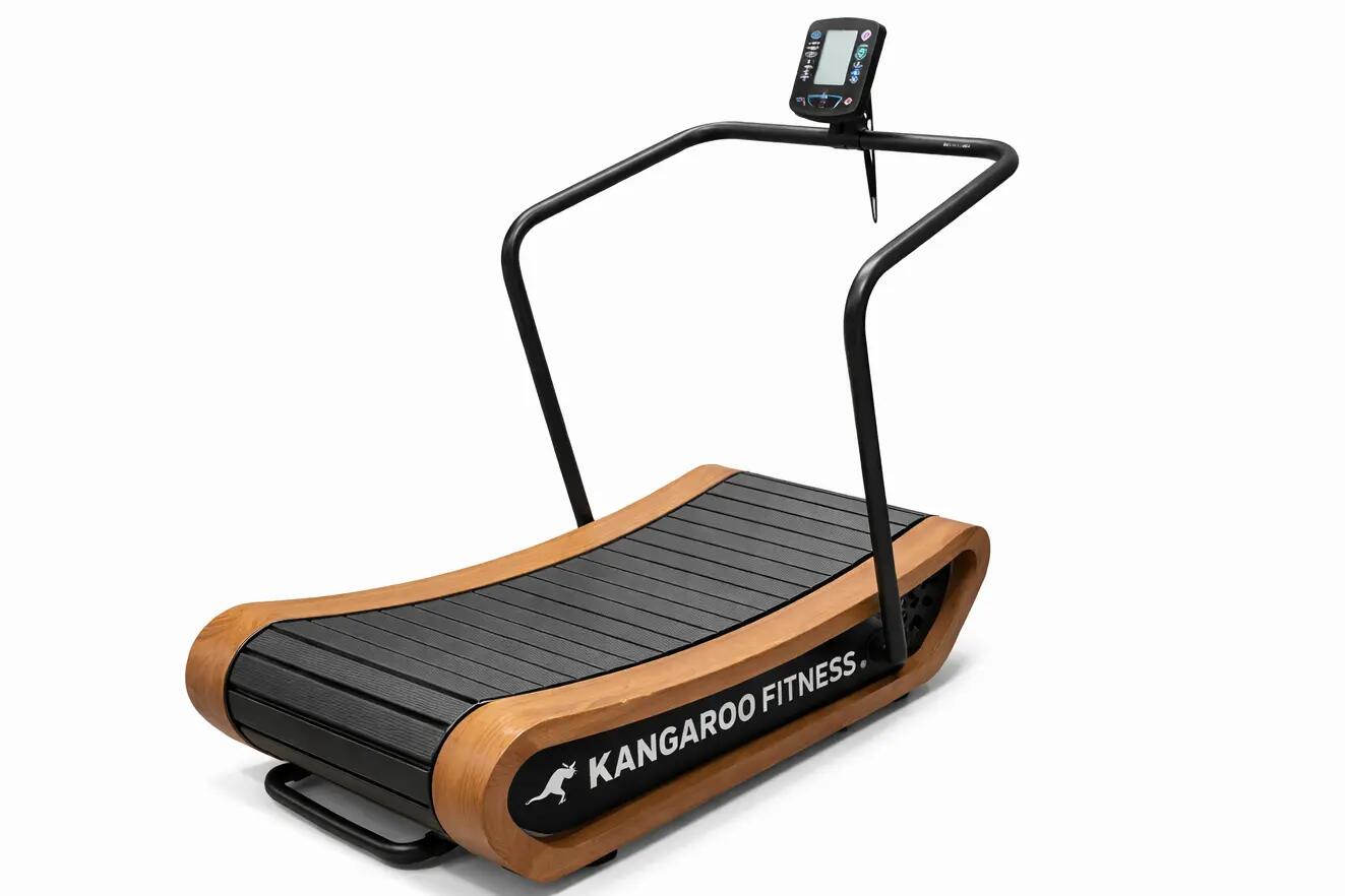 Kangaroo Fitness Wooden Curve Treadmill – Non-Motorised Commercial Treadmill