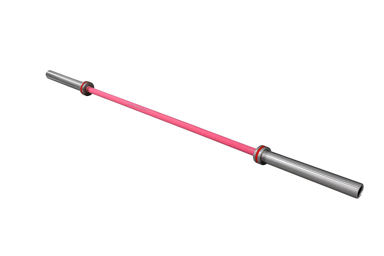 Kangaroo Fitness 2.2M Olympic Barbell, 20kg - Pink Edition