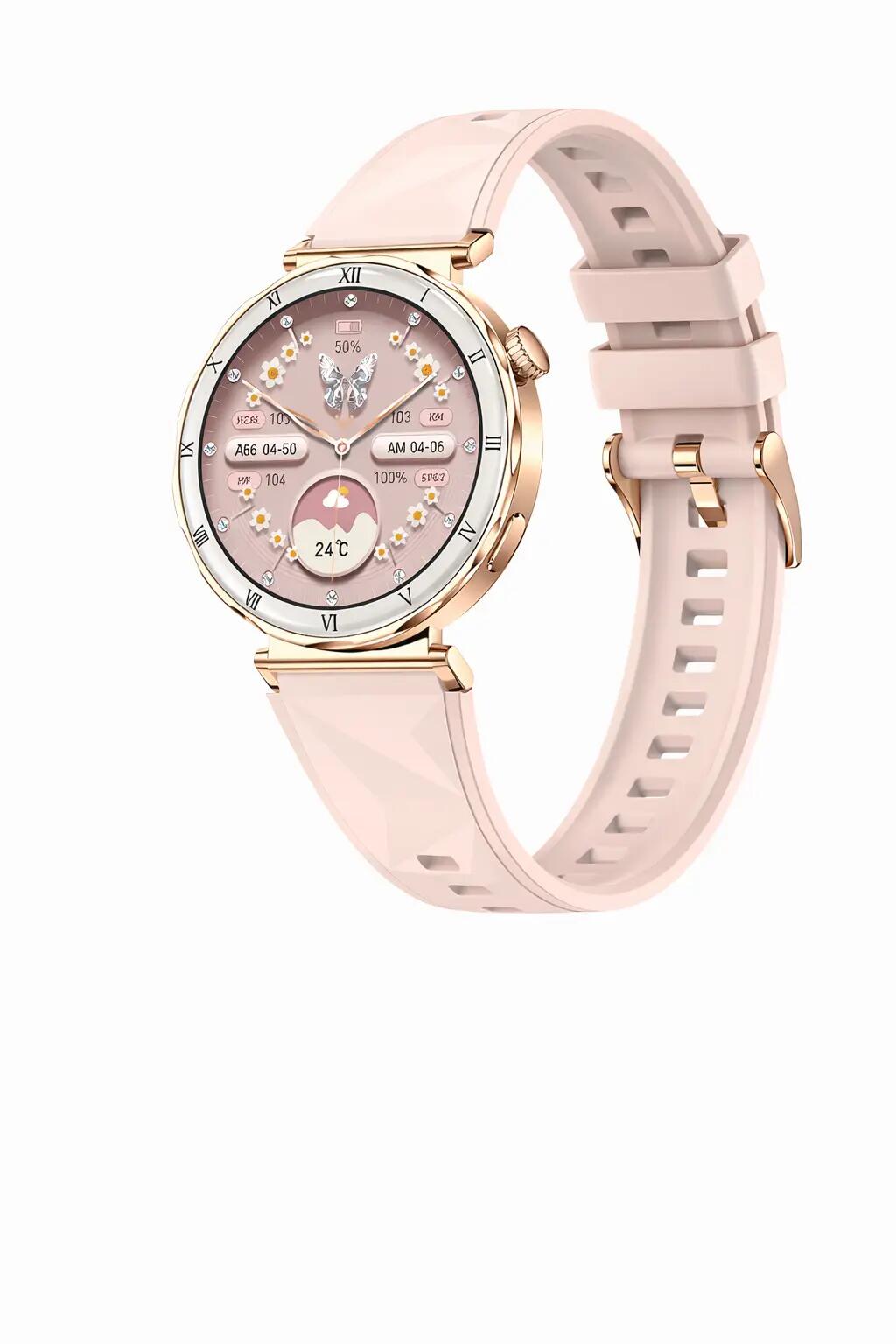 Women’s Ultra Thin Smart Watch AMOLED Bluetooth Call Fitness Tracker