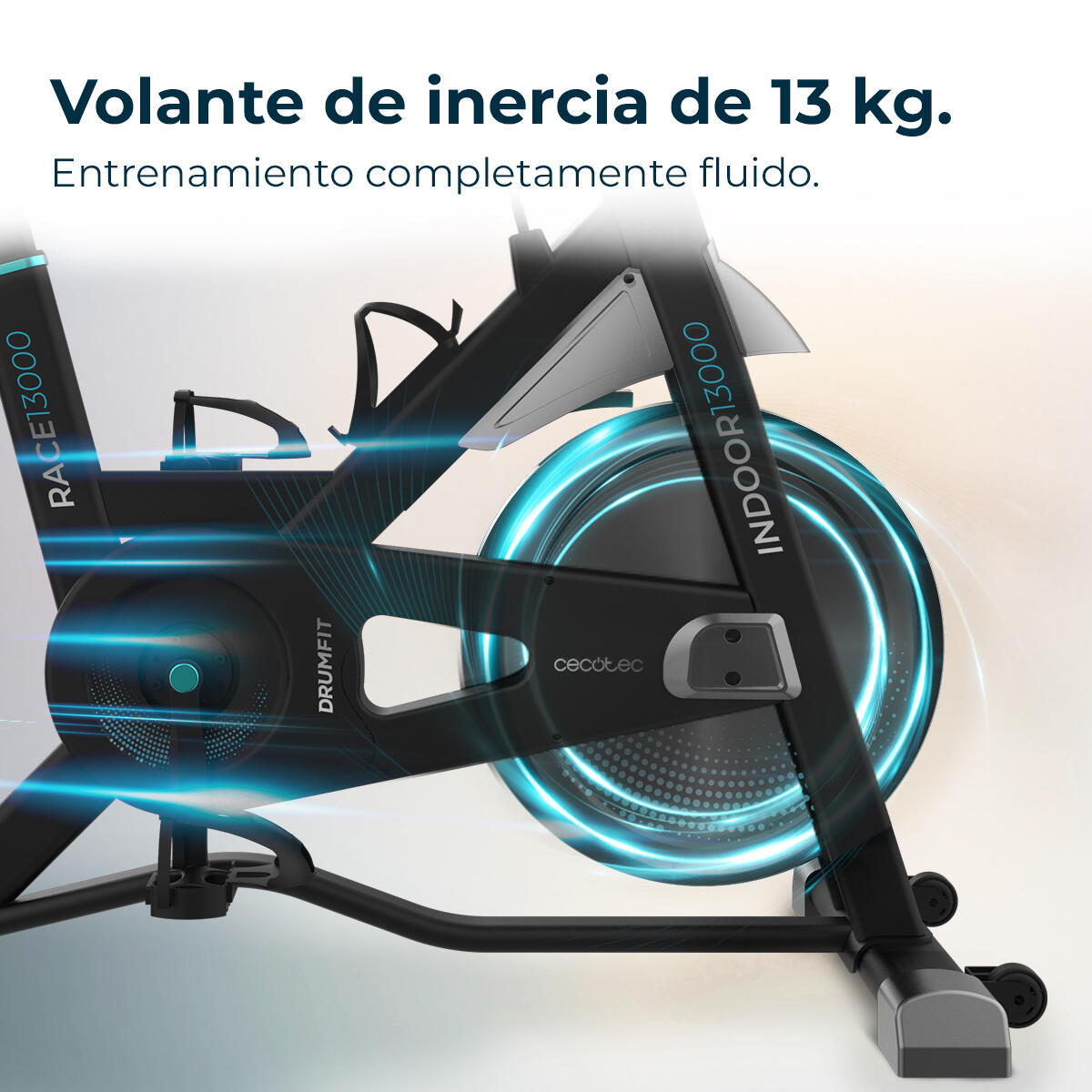 Cecotec Bicicleta Indoor DrumFit Indoor 13000 Race Cecotec 2/7