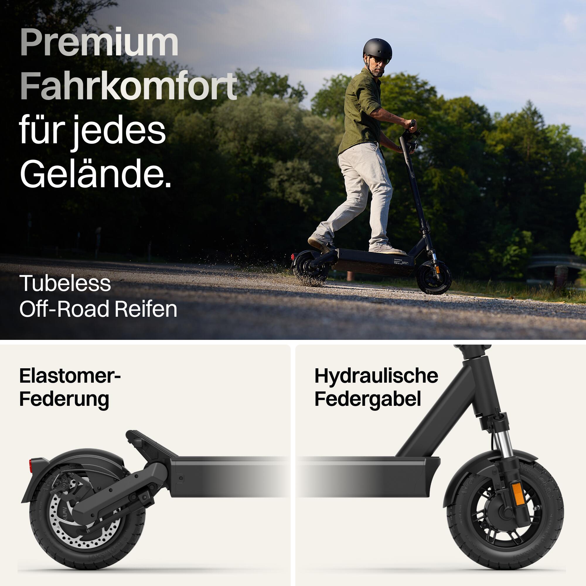NEW VX4 , E-Scooter mit Straßenzulassung, mit Blinkern, vollgefedert 5/8