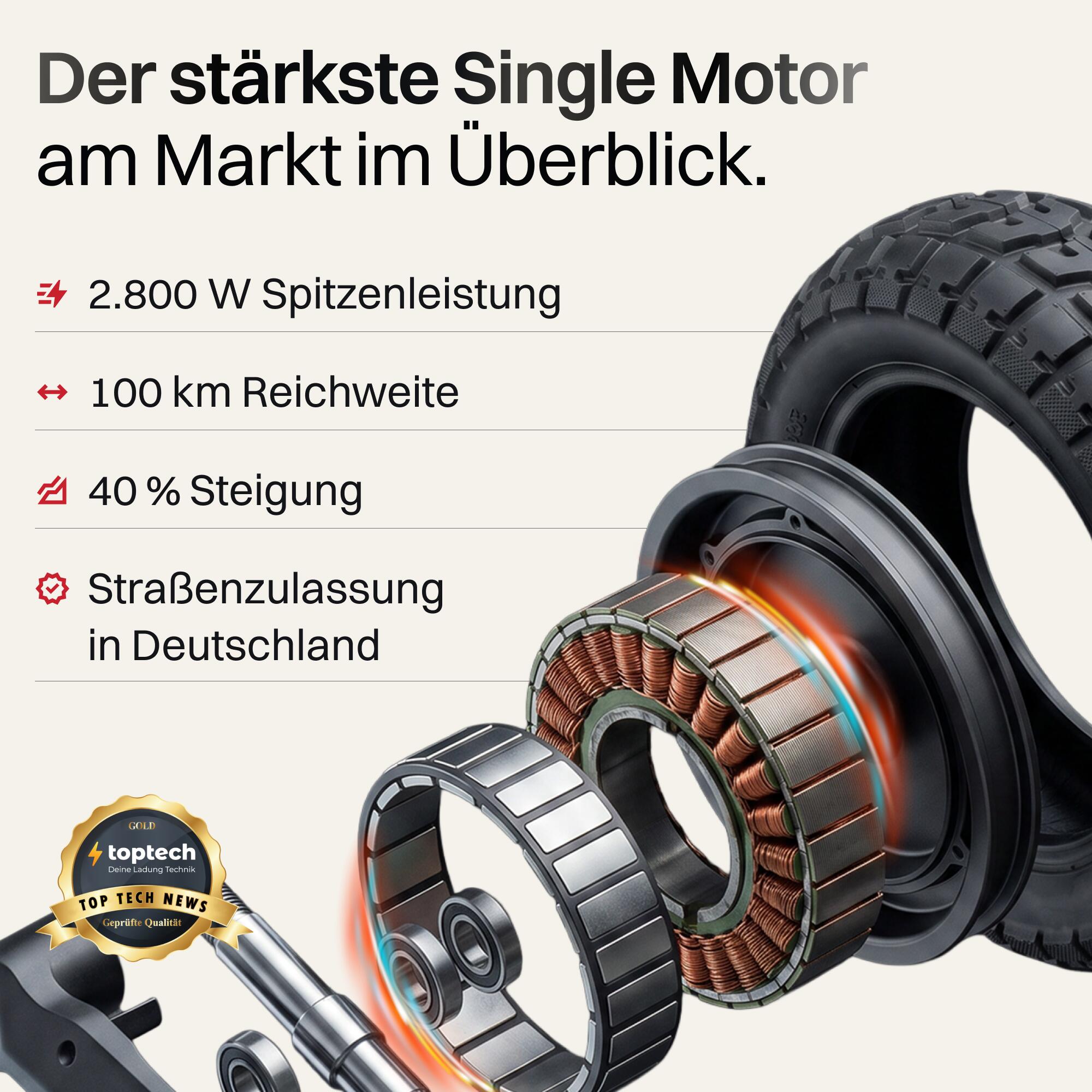 NEW VX4 , E-Scooter mit Straßenzulassung, mit Blinkern, vollgefedert 2/8