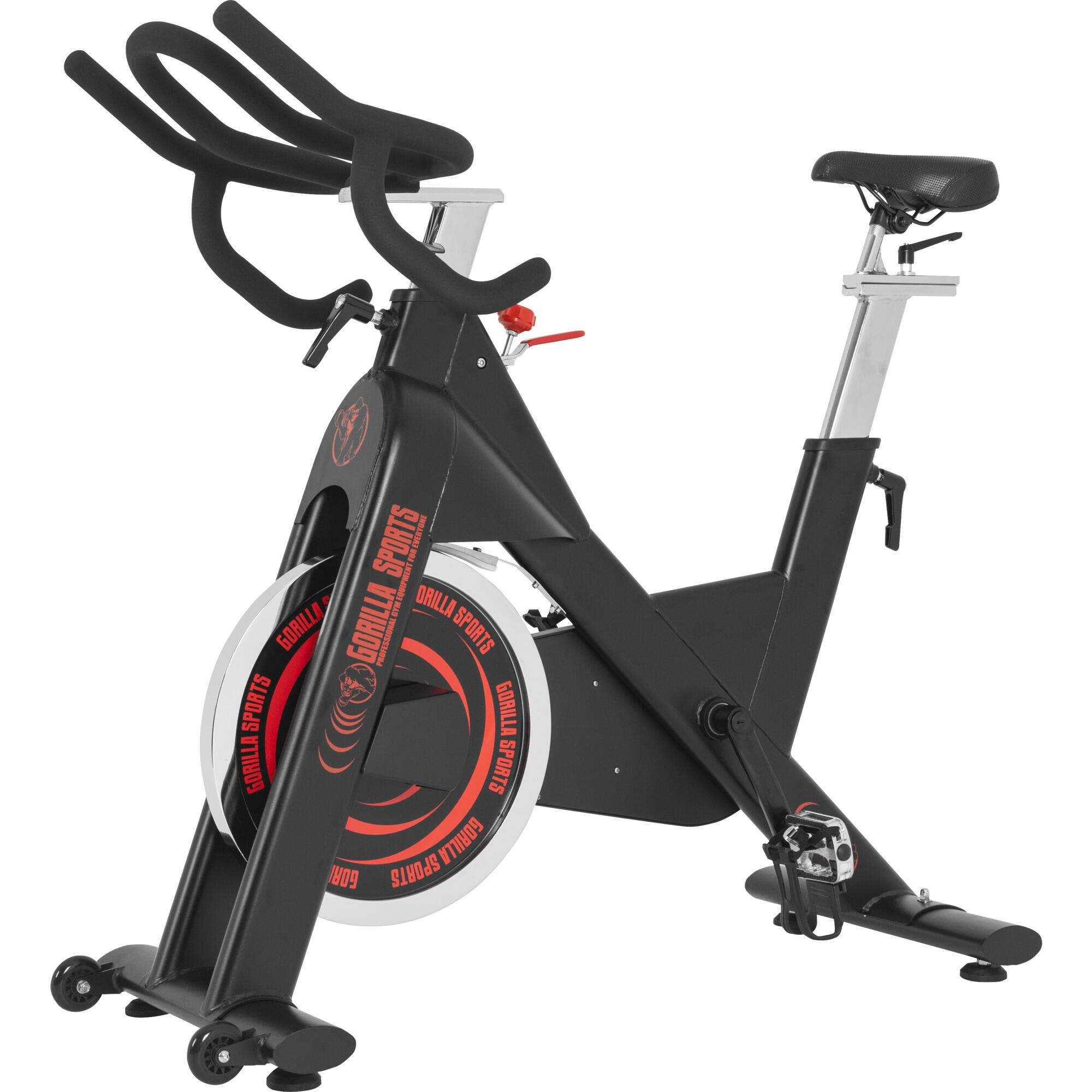 Bicicleta Indoor  Gorilla Sports Pro Rojo/Negro 3/7