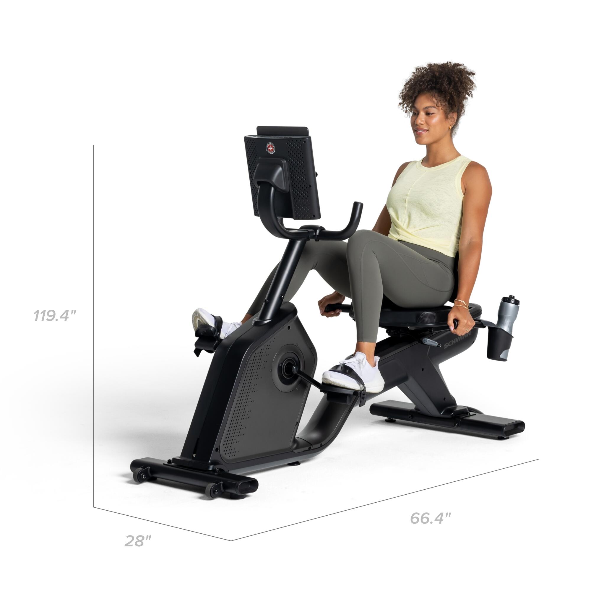 590R Recumbent Bike mit 7" LCD Display inkl. Lautsprecher 2/8