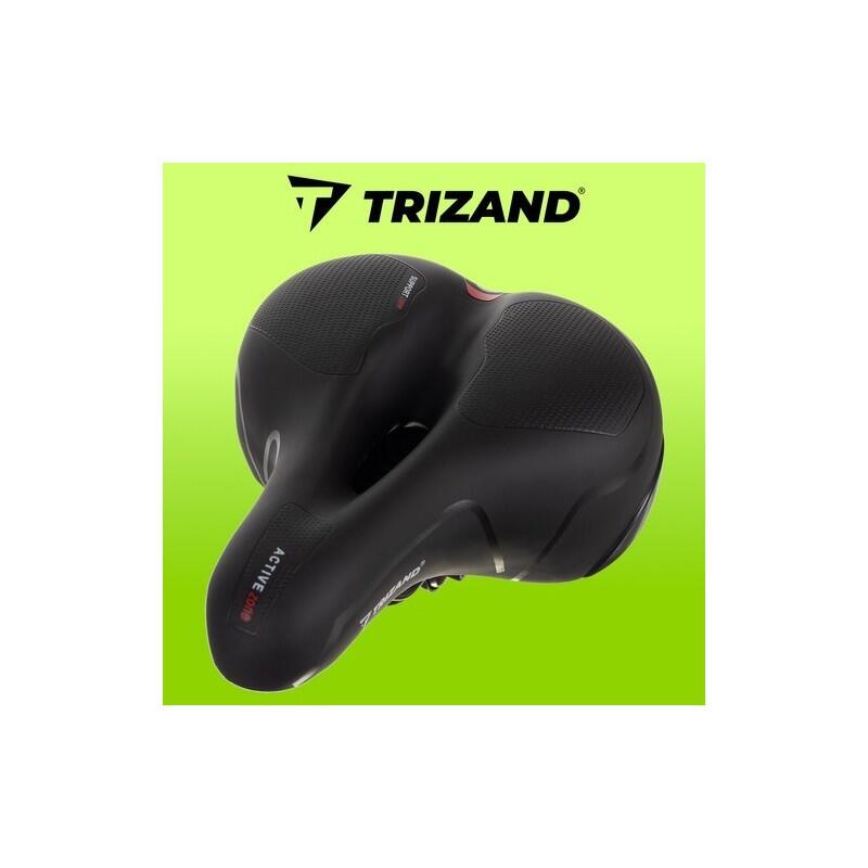 Selim de bicicleta Comfort Foam Mulher/Homem - Preto - Com capa de selim 14/15