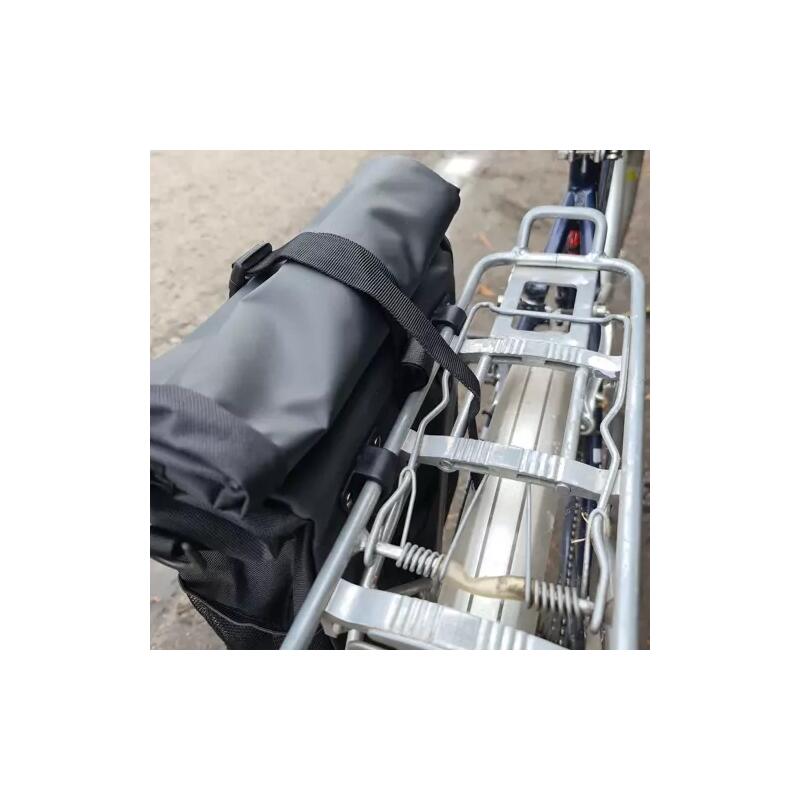 Geantă de bicicletă pentru o singură roată 15-20 L cu curea de umăr negru