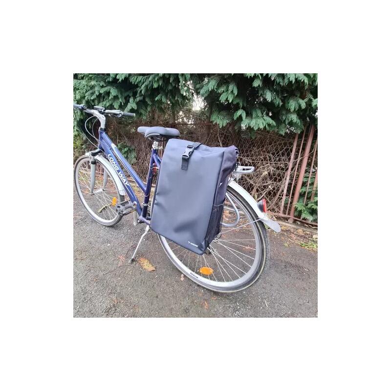 Mala de Bicicleta Individual 15-20L com Alça de Ombro Preta 10/15