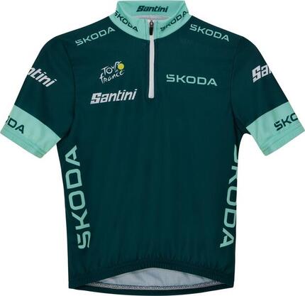 Maillot Manches Courtes Santini Tour de France Meilleur Sprinteur Enfant