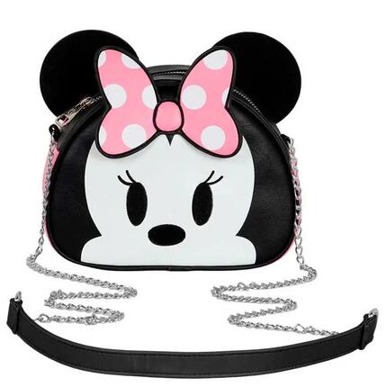 Sac à dos rond Minnie Mouse pour enfant, avec bandoulière rembourrée réglable