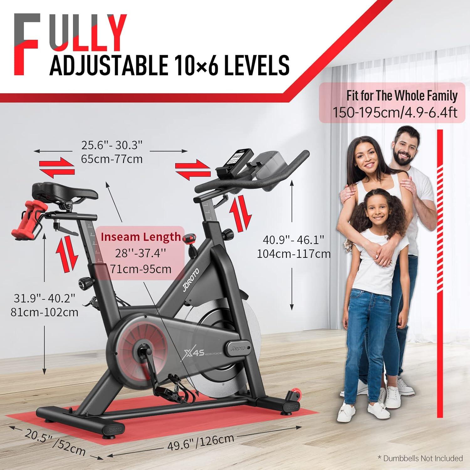 Cylette X4S con resistenza regolabile, display LCD + Bluetooth e app, 160 kg 5/10