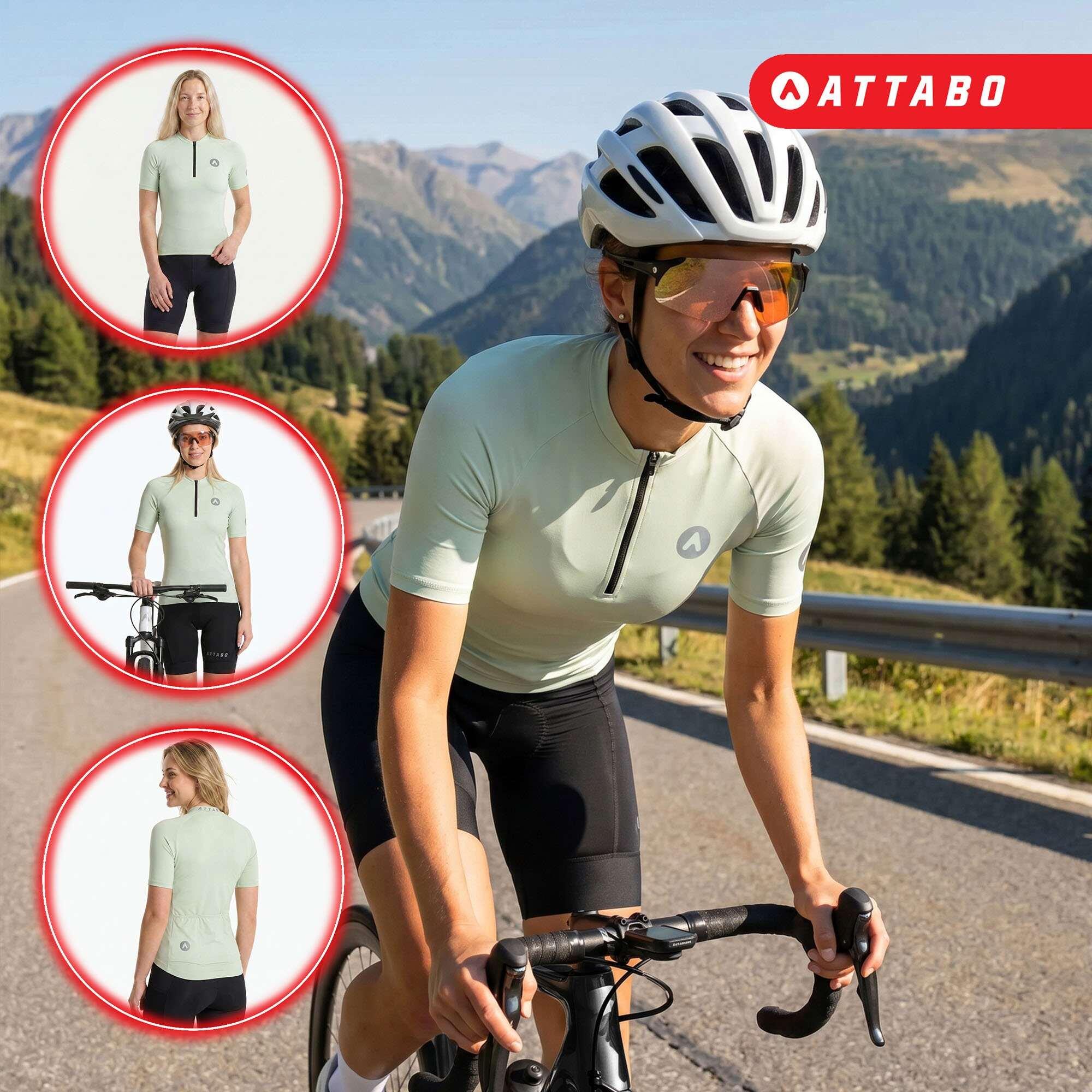 Dames fietsshirt ATTABO TEVRA 4/8
