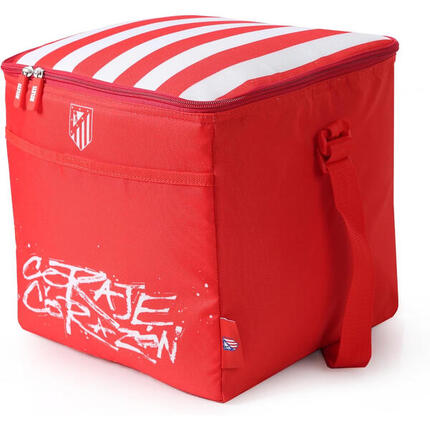 Faltbare Thermotasche für Erwachsene von Atlético de Madrid, Polyester, Rot