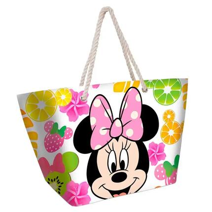 Sac de plage fille Karactermania Disney Minnie Fruits