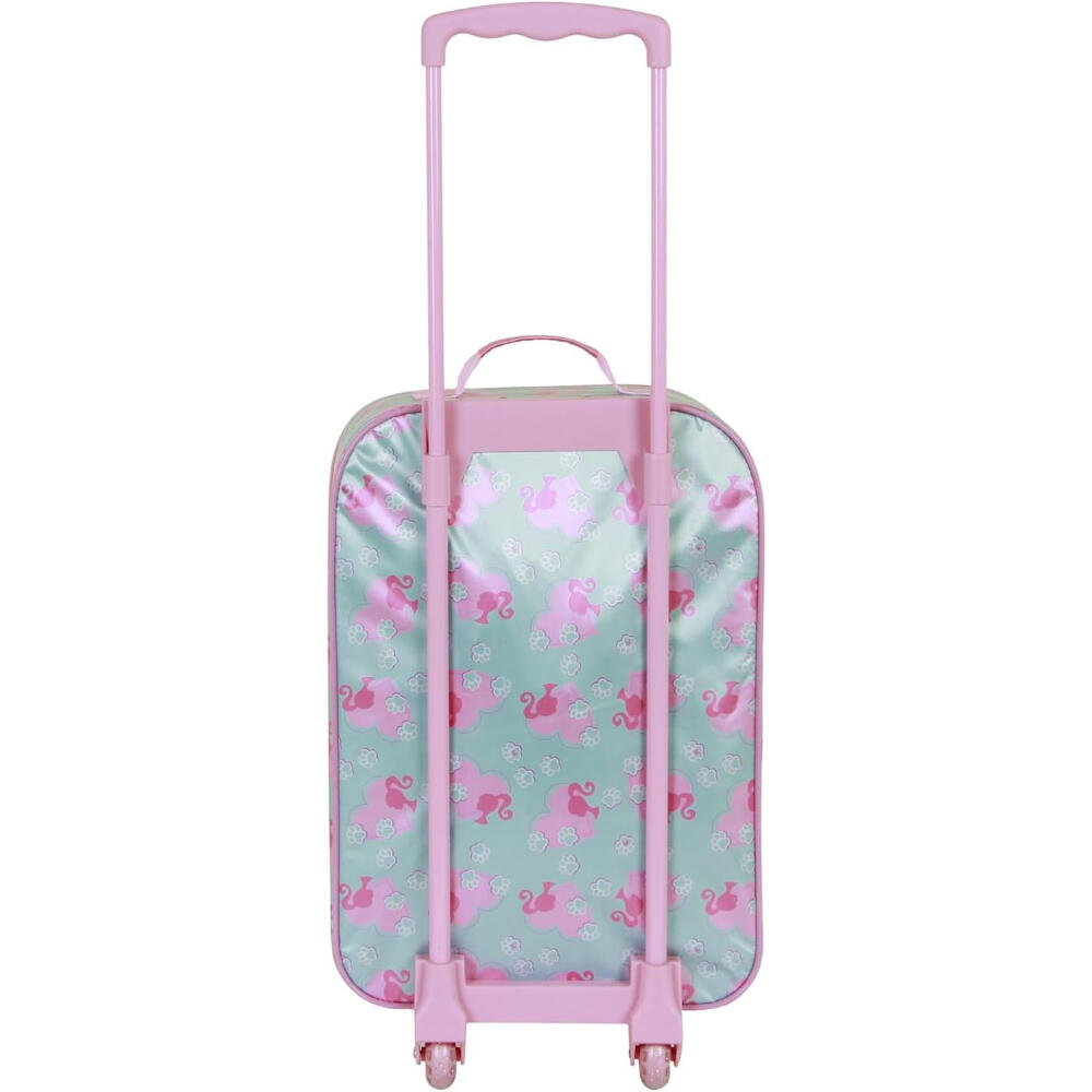 Valise à roulettes Barbie pour enfants avec relief 3D et poignée télescopique 2/3
