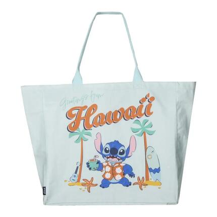 Sac à provisions Stitch XL pour enfants, en polyester et coton résistants