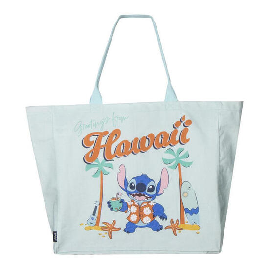 Sac à provisions Stitch XL pour enfants, en polyester et coton résistants