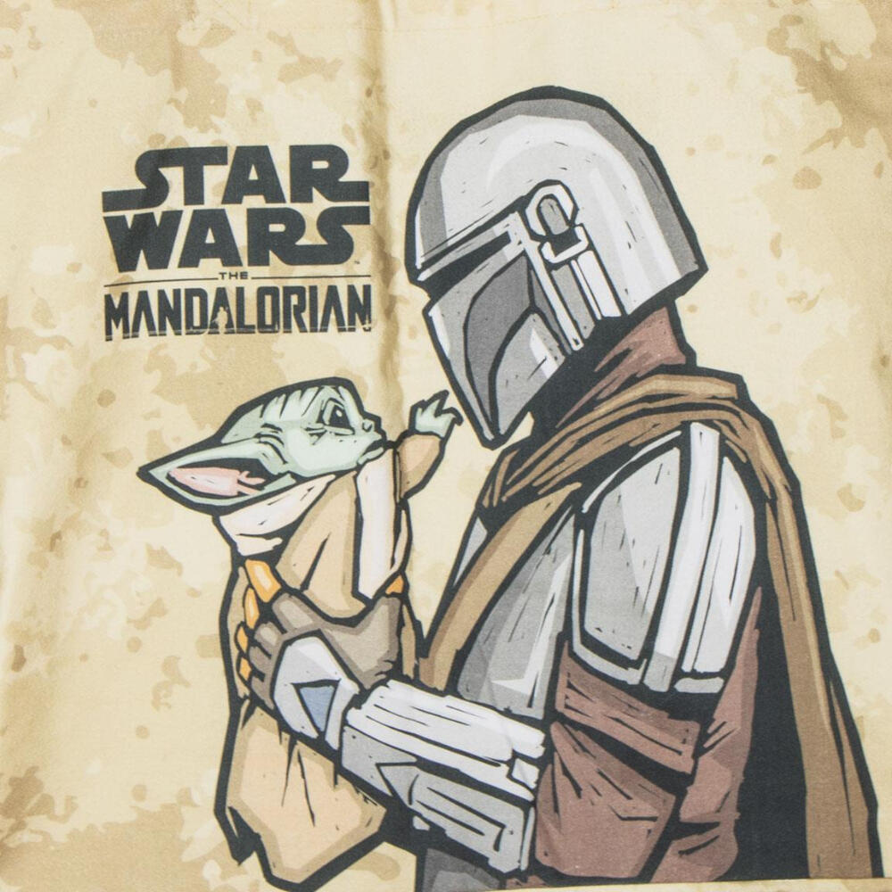 Sac cabas XL pour adulte The Mandalorian en polyester et coton beige 2/6