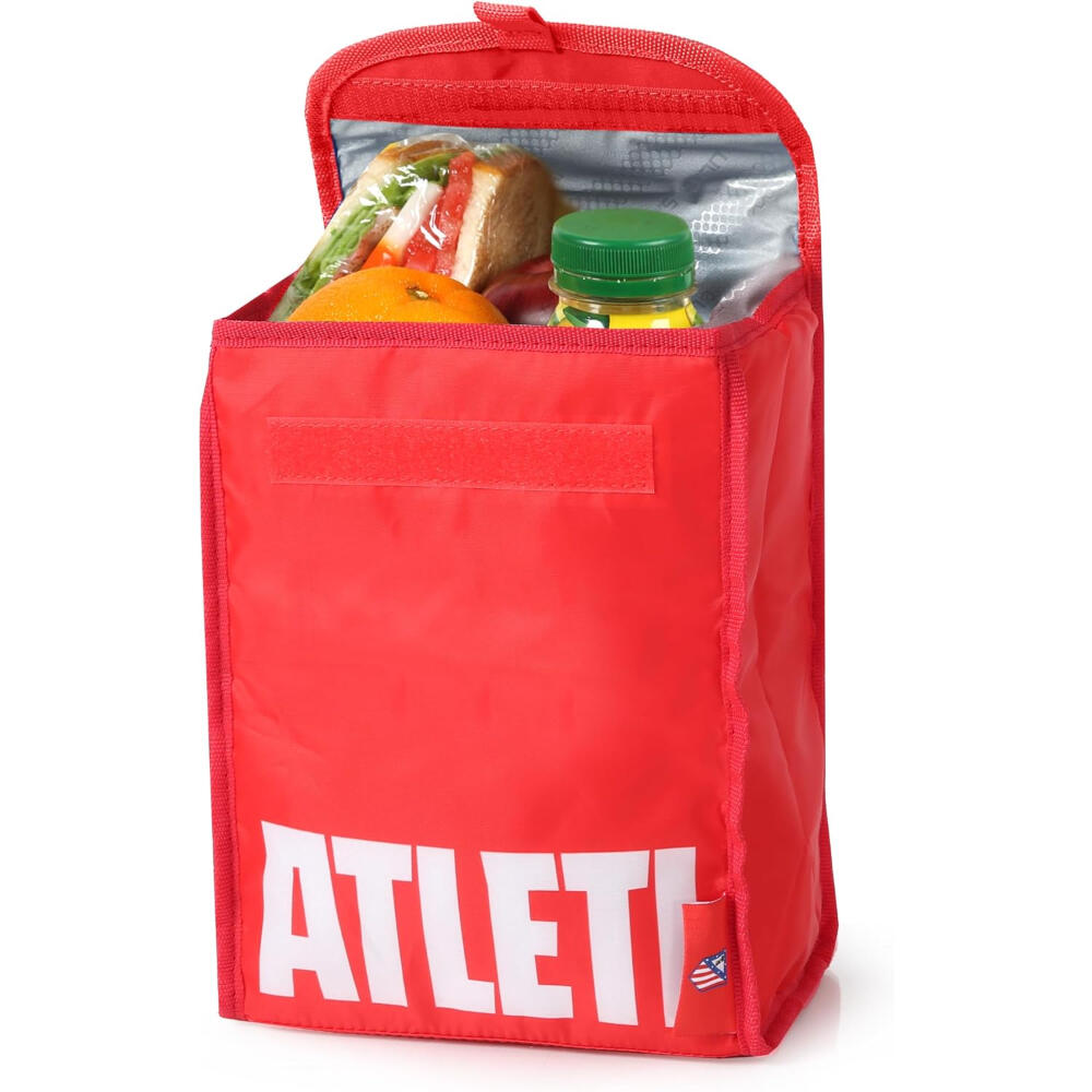 Sac isotherme pliable pour adulte Atlético de Madrid, polyester résistant, rouge 2/6