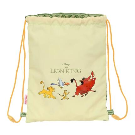 Sac de couchage plat pour enfant Le Roi Lion avec fermeture éclair et sangle