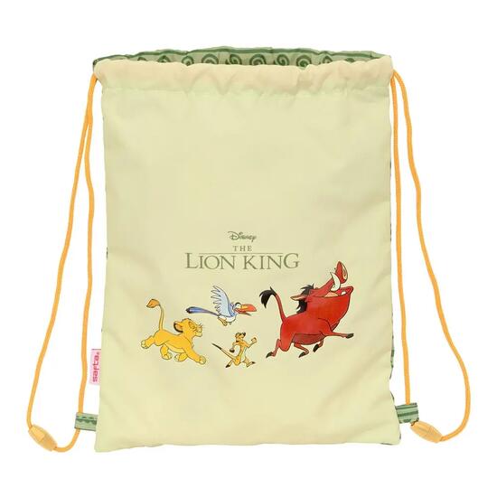 Sac de couchage plat pour enfant Le Roi Lion avec fermeture éclair et sangle