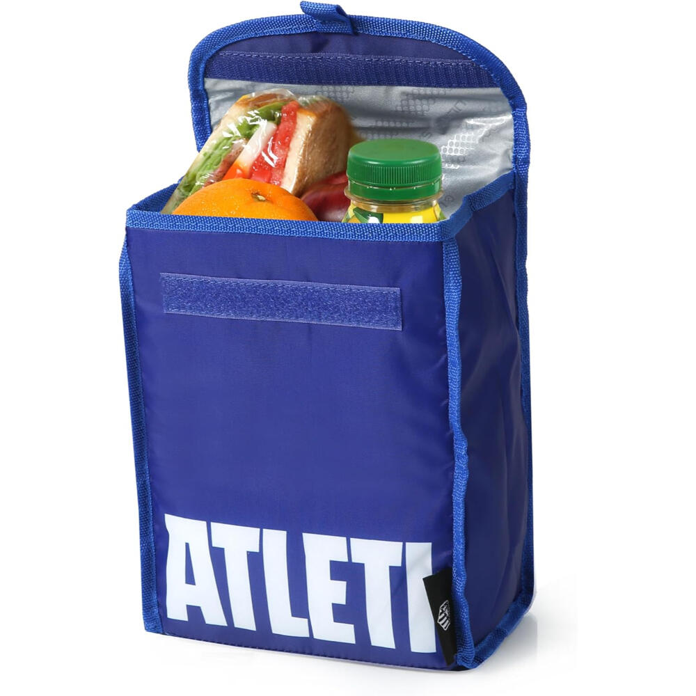 Bolsa Portaalimentos Térmica y Plegable Atlético de Madrid Azul 2/2