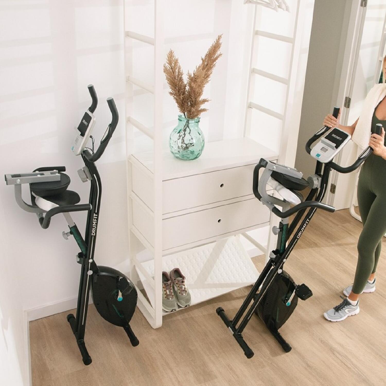Cecotec Bicicleta Estática Plegable DrumFit X-Bike Neo Ultra. Sillín Confort con 5/5