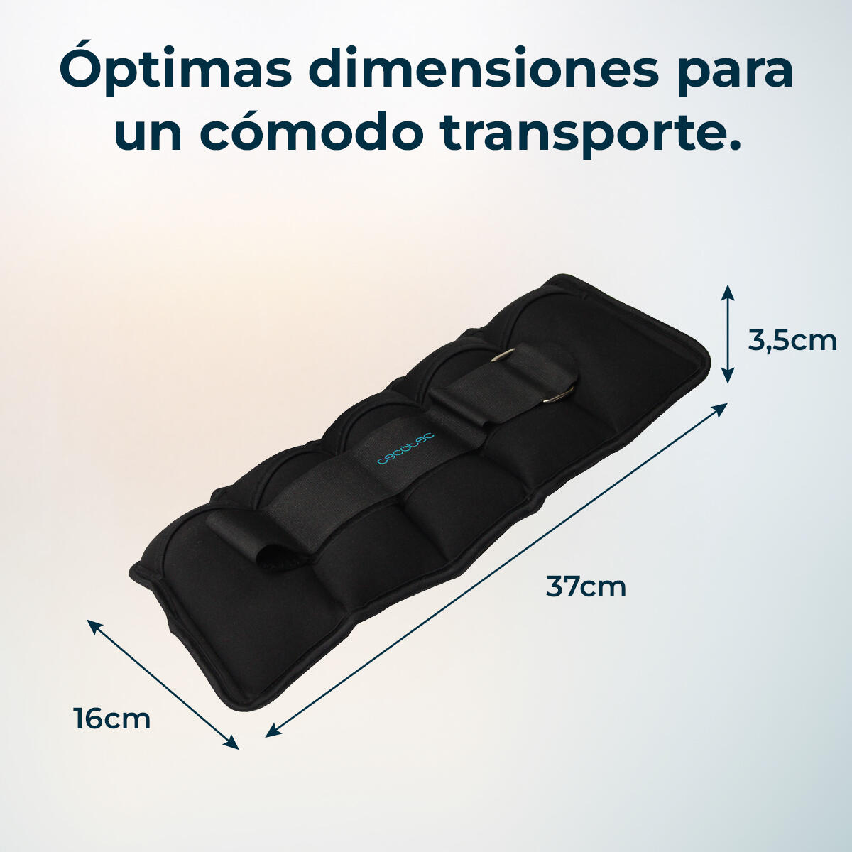 Cecotec Tobiillera y muñequera con peso Drumfit AnkelBell 2500 Neo 5/7