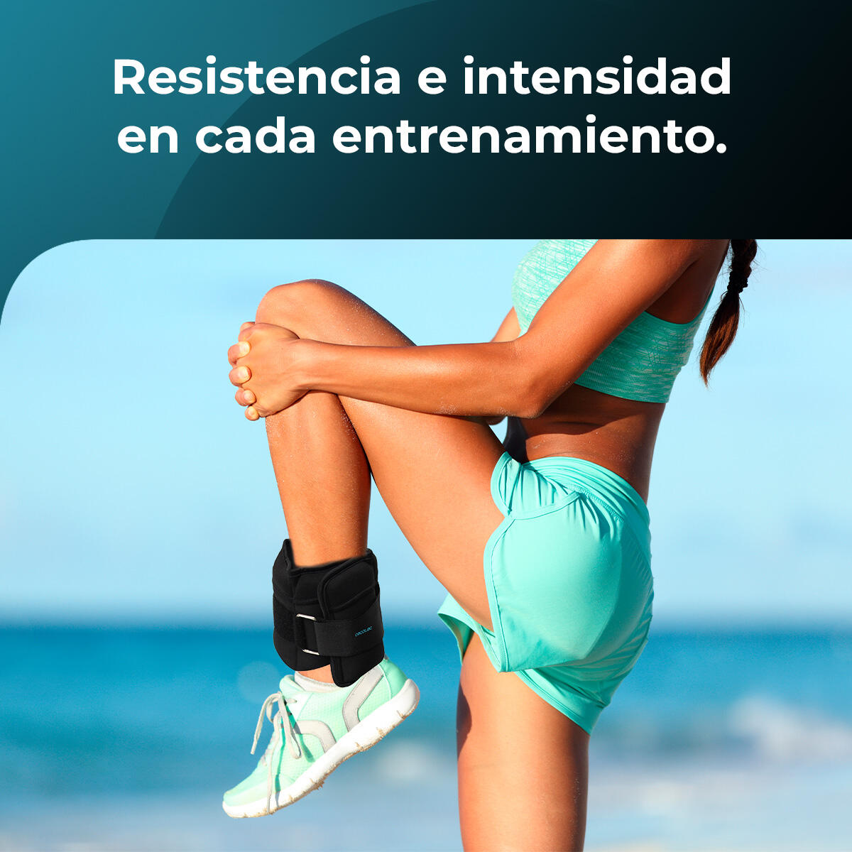 Cecotec Tobiillera y muñequera con peso Drumfit AnkelBell 2500 Neo 3/7