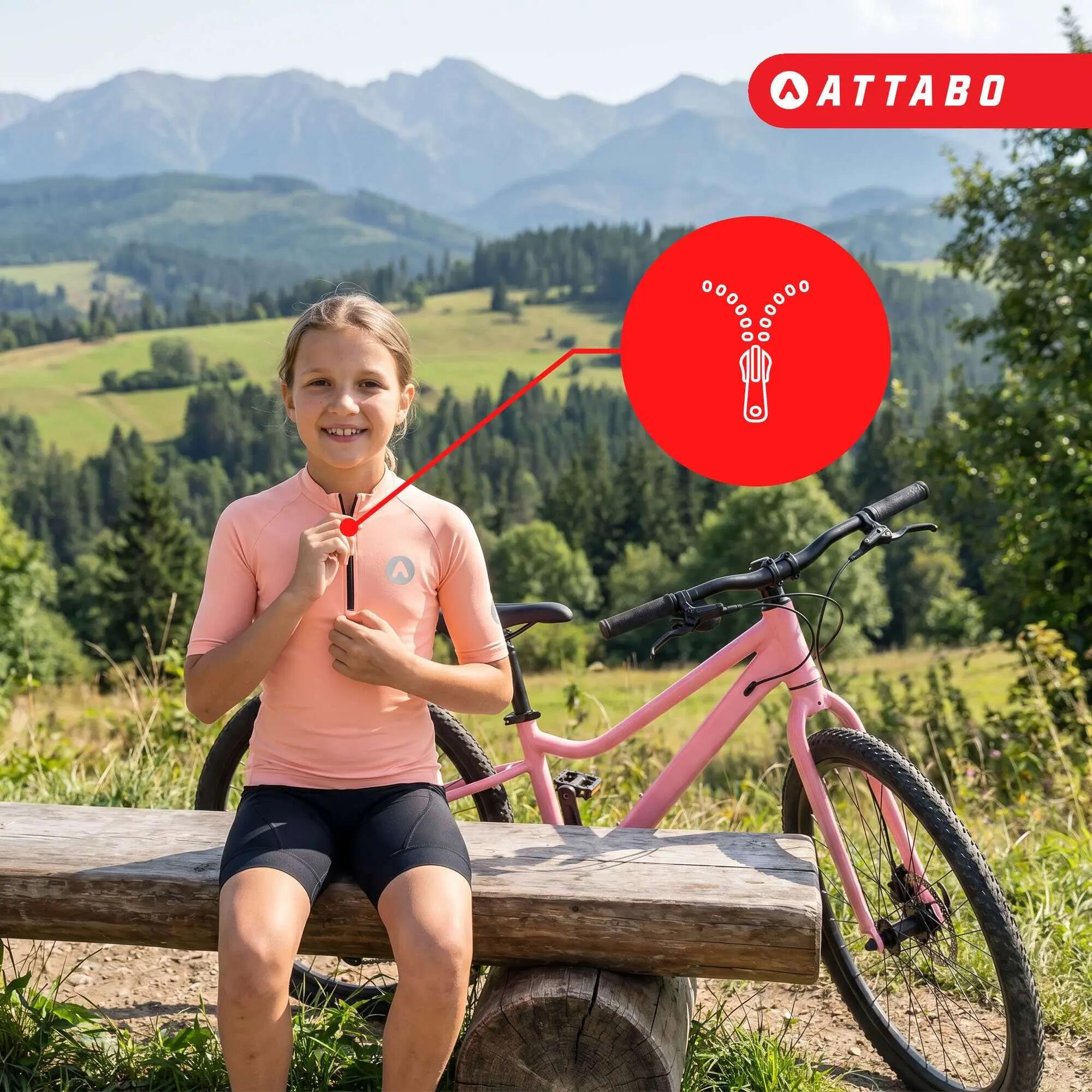 Camiseta de ciclismo para niños ATTABO TEVRA JR 8/8