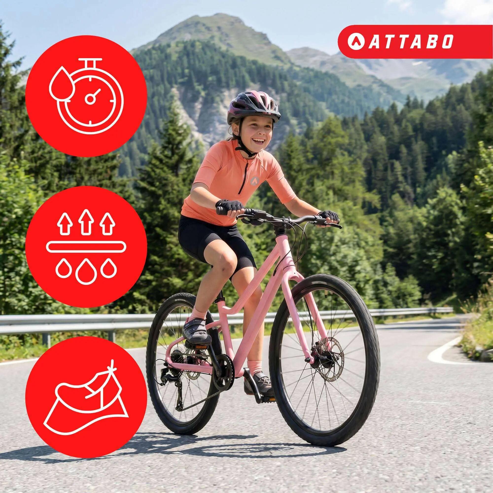Camiseta de ciclismo para niños ATTABO TEVRA JR 3/8
